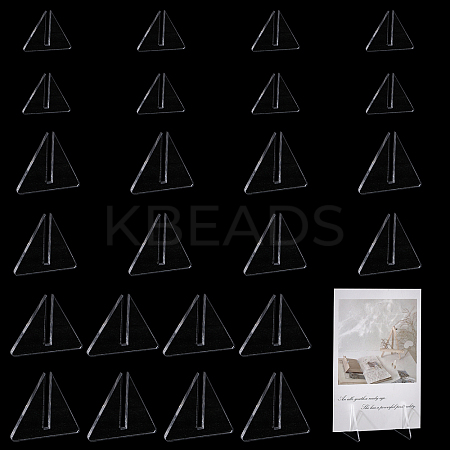 24Pcs 3 Styles Triangle Acrylic Stand Base ODIS-CA0001-29-1