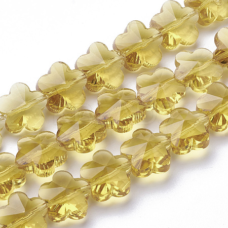 Transparent Glass Beads GLAA-Q066-14mm-C11-1