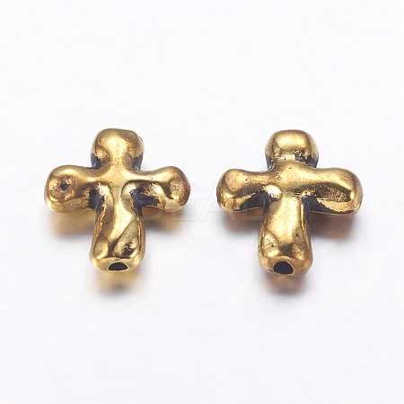 Tibetan Style Alloy Beads LS-PALLOY-A018-AG-NR-1