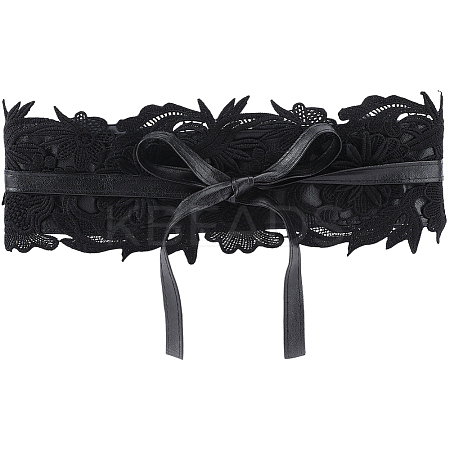 Imitation Leather Wide Chain Belt AJEW-WH20022-83D-1