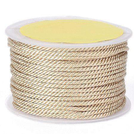Polyester Milan Cord for DIY Jewelry Craft Making OCOR-F011-D16-1