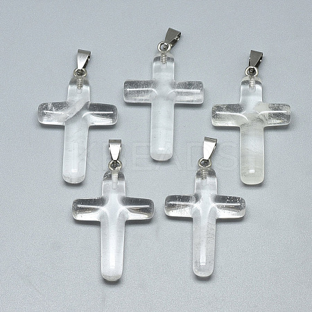 Watermelon Stone Glass Pendants G-T122-18L-1