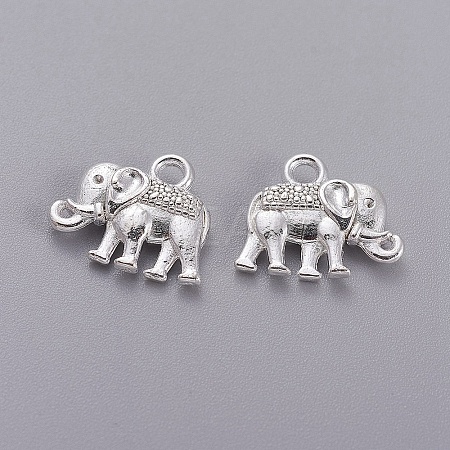 Vintage Elephant Charms LS-X-PALLOY-ZN-47017-S-FF-1
