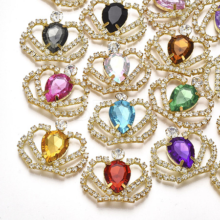 Brass Cabochons KK-T043-02G-1