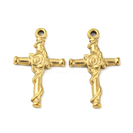 Ion Plating(IP) 304 Stainless Steel Pendants STAS-P341-16E-G-1