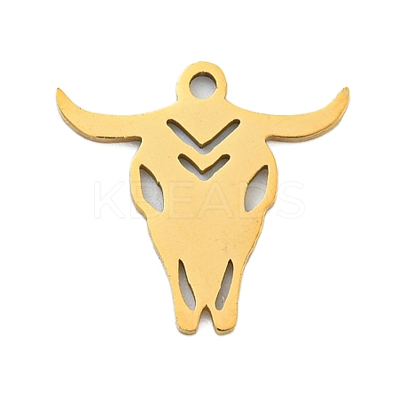Ion Plating(IP) 201 Stainless Steel Pendants STAS-M015-10G-1