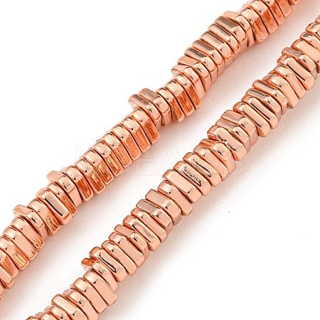 Electroplated Synthetic Non-magnetic Hematite Beads Strands G-C136-B01-02-1