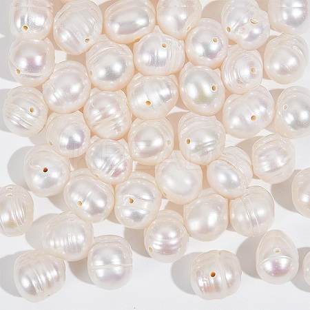 1 Strand Natural Cultured Freshwater Pearl Beads Strands PEAR-NB0002-48-1