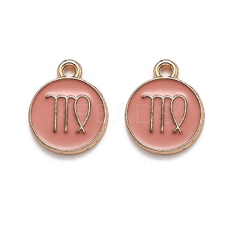 Alloy Enamel Pendants LS-ENAM-S124-01B-11B-1