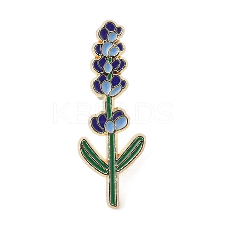Cartoon Lavender Alloy Enamel Pins Brooches for Backpack Clothes JEWB-S028-10A-1