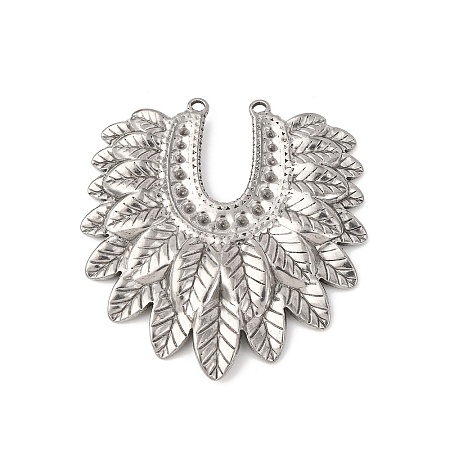 304 Stainless Steel Pendant Rhinestone Settings STAS-D129-07P-1