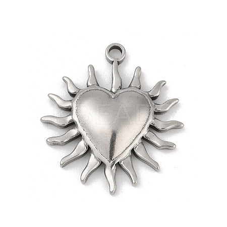 304 Stainless Steel Pendants STAS-D366-01K-P-1