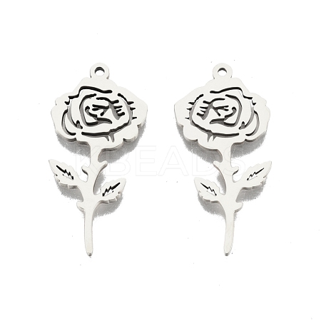 Non-Tarnish 201 Stainless Steel Pendants STAS-N098-110P-1