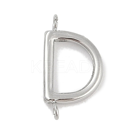 304 Stainless Steel Letter Connector Charms LS-STAS-M108-01P-04-1