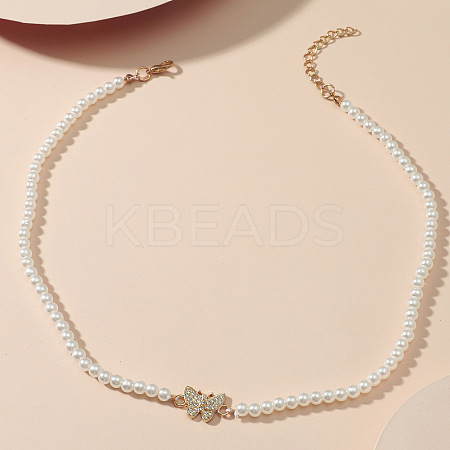 Imitation Pearl Beaded Necklaces WH-WG7BA93-02-1