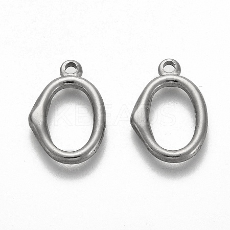 Tarnish Resistant 304 Stainless Steel Pendants STAS-A042-05P-1