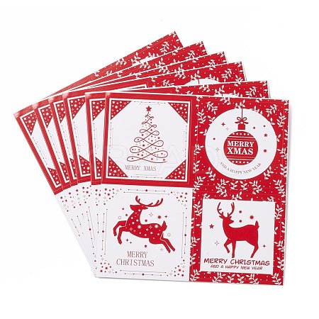 Christmas Theme Self-Adhesive Stickers DIY-A031-03-1