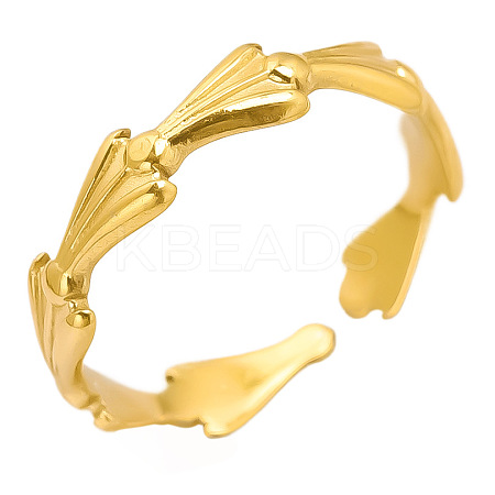 304 Stainless Steel Cuff Rings JD2718-2-1