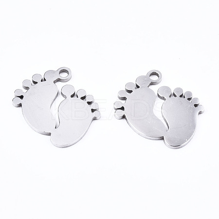 Jewelry Non-Tarnish 201 Stainless Steel Charms STAS-T044-208P-1