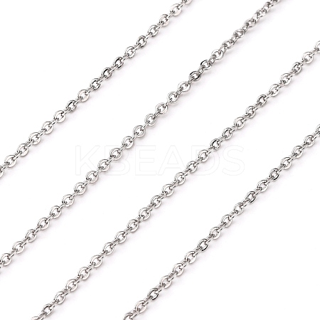 Brass Cable Chains CHC-K004-02P-1