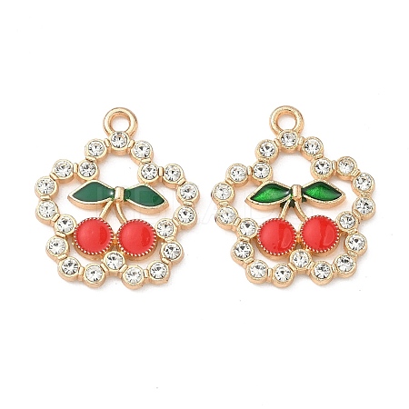 Alloy Crystal Rhinestone Pendants FIND-C087-04B-KCG-1
