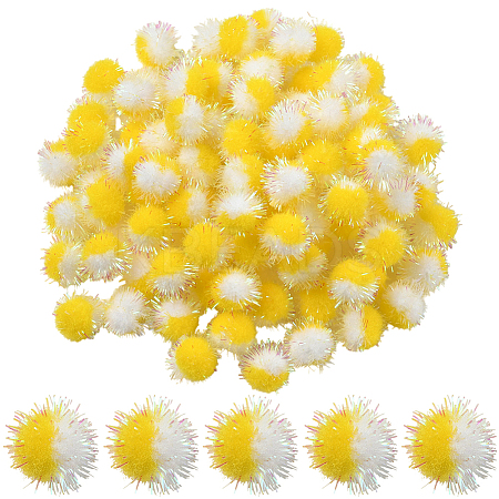 100Pcs Polyester Pom Pom Ball DIY-SC0031-43B-1