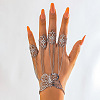 Halloween Gothic Butterfly Iron Finger Ring Bracelets for Women WG5FE4C-02-1