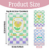 20Pcs 2 Colors Rectangle PET Resealable Packaging Bags ABAG-TA0001-33B-3