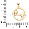 Mother's Day Brass Micro Pave Cubic Zirconia Pendants LS-KK-Q055-02A-G-3