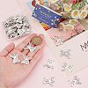 50Pcs Zinc Tibetan Style Alloy Pendants FIND-SC0010-44-3