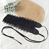 1Pc Imitation Leather Lace Flower Wrap Around Waist Belts for Women AJEW-CL0002-88B-7