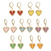 304 Stainless Steel Leverback Earrings for Women EJEW-MZ00408-2