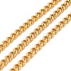 Vacuum Plating 304 Stainless Steel Cuban Link Chains CHS-K016-03C-G-1