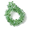 Transparent Electroplate Glass Beads Strands GLAA-K064-06A-HR03-2