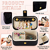 1Pc PU Imitation Leather Jewelry Box LBOX-TA0001-01C-4