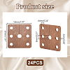 24Pcs Wood Tool for Knitting Loom Accessories TOOL-GA0001-90A-02-2