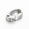 Tarnish Resistant 304 Stainless Steel Keychain Clasp Findings LS-STAS-M197-02-1