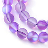 Synthetic Moonstone Beads Strands X-G-R375-8mm-A09-1