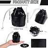 Leather Coin Storage Drawstring Bucket Bags AJEW-WH20064-95B-2