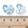 Glazed Porcelain Beads PORC-K003-04C-3