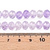 Transparent Glass Beads Strands GLAA-T023-8mm-A04-4