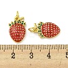 Rack Plating Brass Micro Pave Cubic Zirconia Pendants KK-A200-06G-3