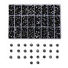 288G 26 Style Black Acrylic Beads SACR-X0015-17-1
