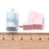 Opaque Resin Pendants FIND-K031-02B-3