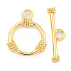 Brass Toggle Clasps KK-A223-30G-2