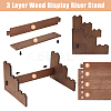3-Tier Wooden Jewelry Organizer Display Risers ODIS-WH0058-19B-5