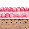 Transparent Baking Paint Glass Beads Strands DGLA-N009-10mm-01-5
