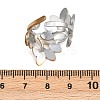 304 Stainless Steel Cuff Rings for Women RJEW-L133-03GP-02-3