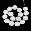 Plating Natural Freshwater Shell Beads Strands SHEL-N026-225A-2