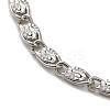 304 Stainless Steel Lumachina Chain Bracelets BJEW-C079-01A-P-2